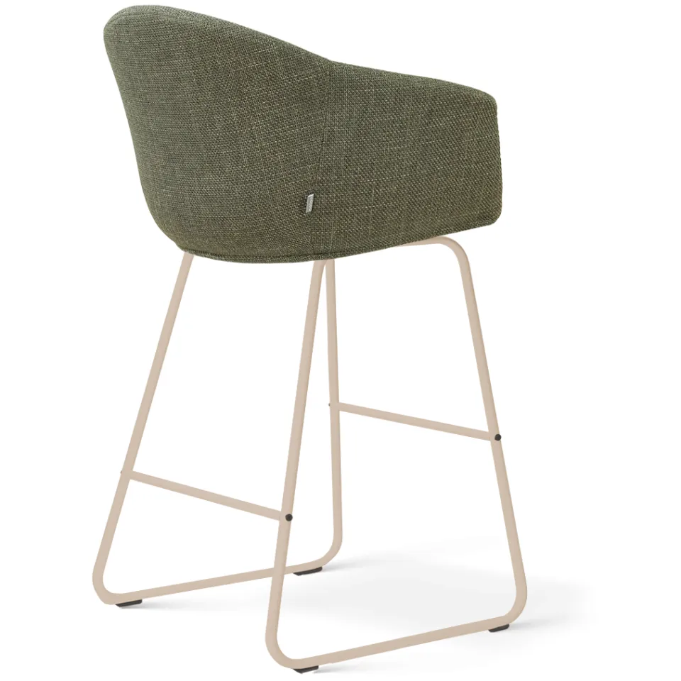 Nolon Nino-Otis barkruk forestgroen - beige onderstel - 65 cm, foto 3
