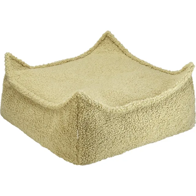 Wigiwama Teddy Square Ottoman / Poef - 80x70x50cm - Matcha Groen