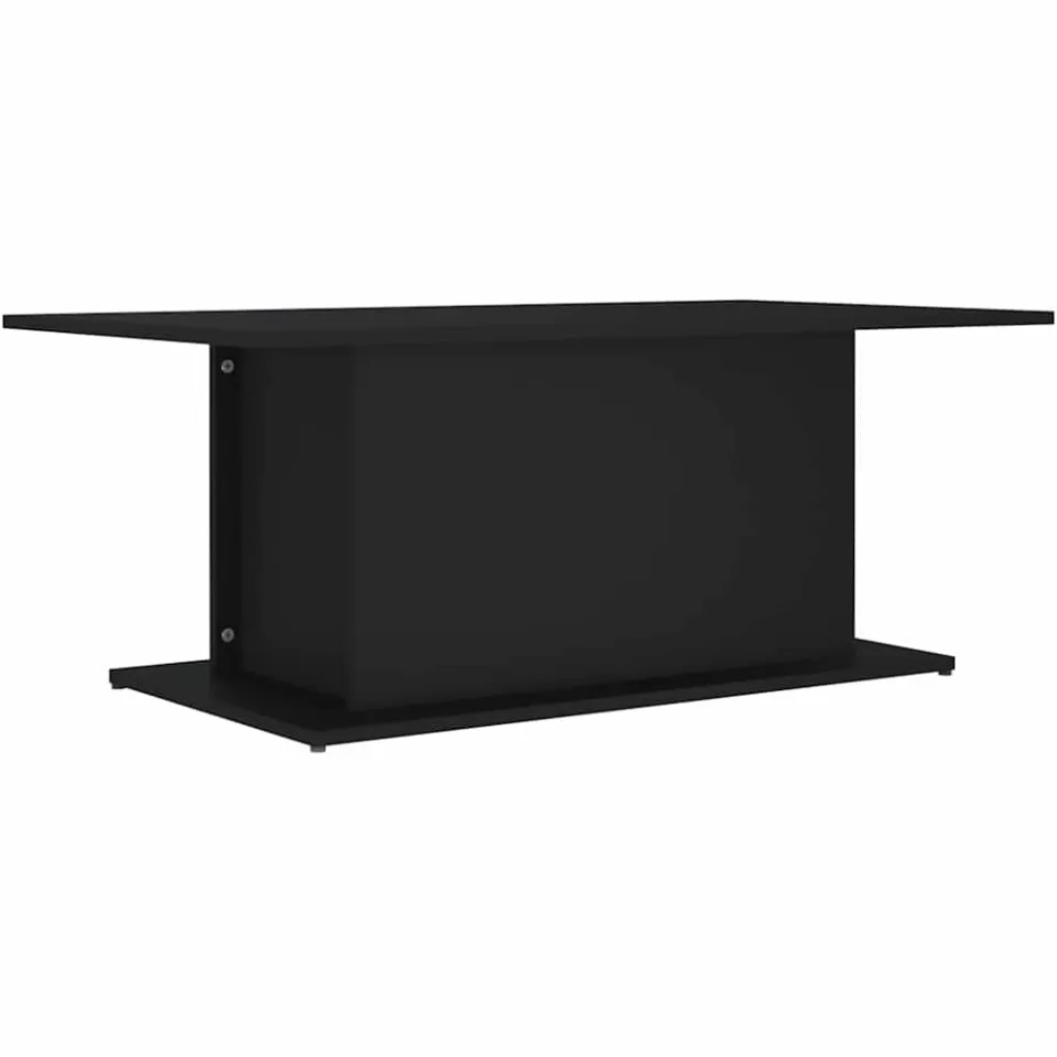 vidaXL Salontafel 102x55,5x40 cm bewerkt hout zwart, foto 3