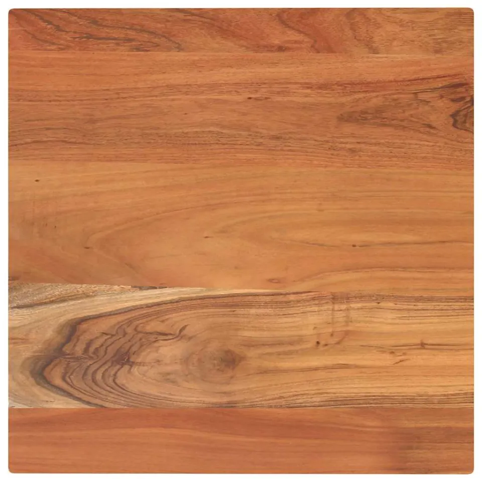 vidaXL Tafelblad vierkant 50x50x2,5 cm massief acaciahout bruin, foto 4
