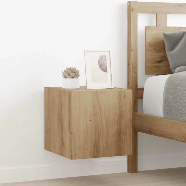 vidaXL TV Wandkast 30,5 x 35 x 30 cm Ambachtelijk eiken Bewerkt hout Bruin
