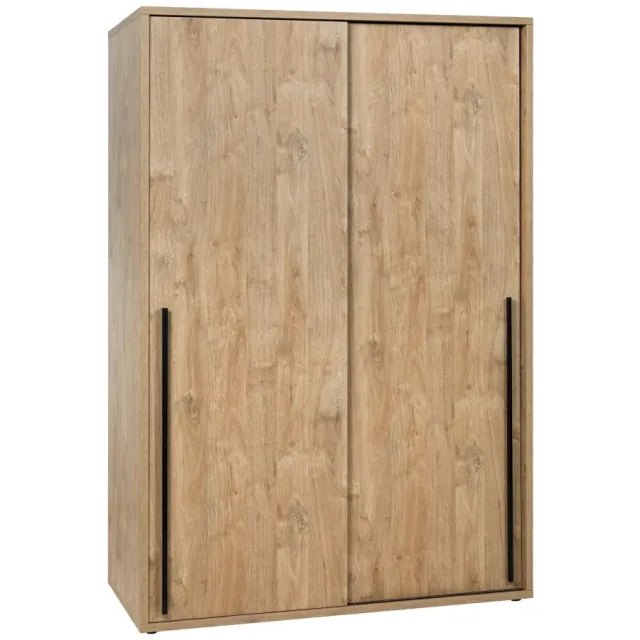 2-deurs schuifdeurkast Edison 150 cm bruin