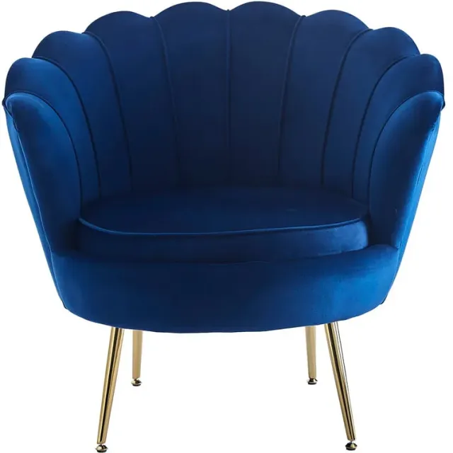 Fauteuil Chanelle donkerblauw