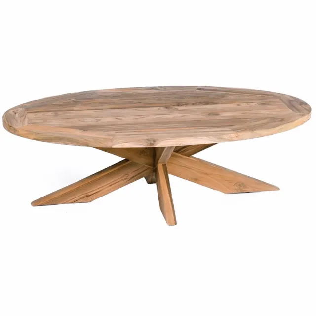 Benoa Tuin Salontafel Negara Ellips Teak Naturel