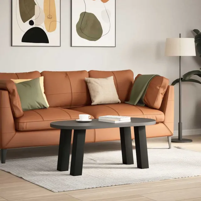 vidaXL Salontafelpoten 4 st 42 cm staal zwart