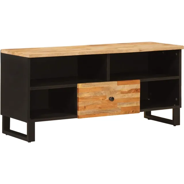 vidaXL TV-kast Bruin 100 x 33 x 46 cm Massief Mango Hout