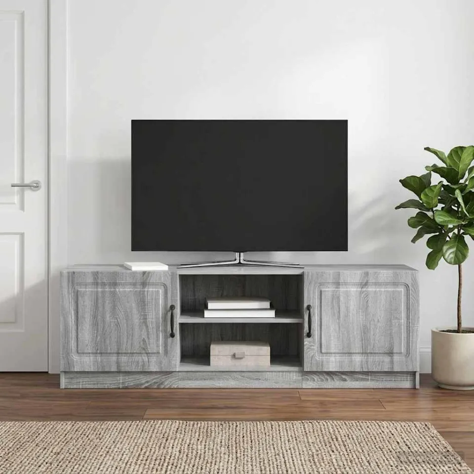 vidaXL TV-kast Grijs sonoma 150 x 31 x 47 cm Bewerkt hout, foto 4
