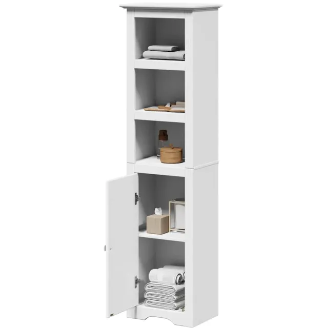 vidaXL Badkamerkast BODO 44x30x160 cm wit