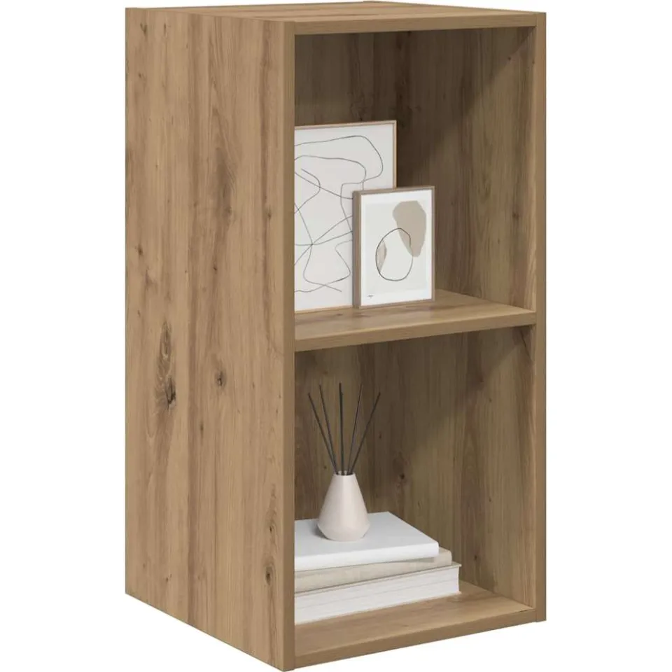 vidaXL Tv-meubelset 37 x 37 x 72 cm Artisan Eiken Bewerkt hout Bruin
