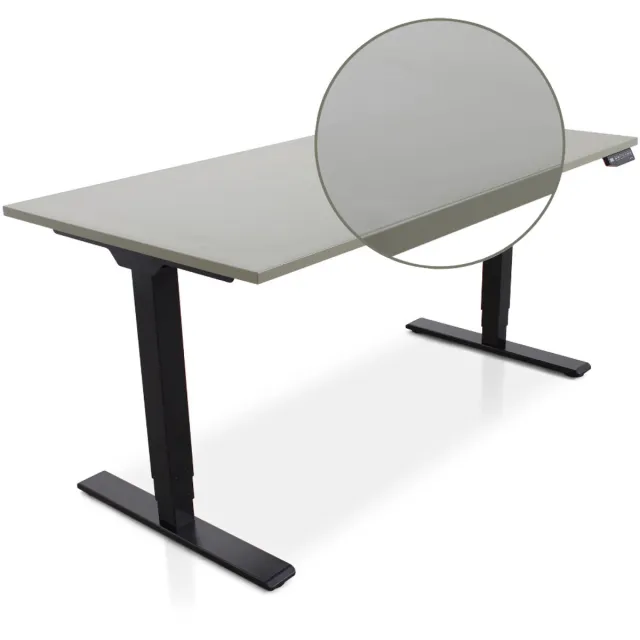 Multi Ratio Lineaflex MRC COMFORT Zit-Sta Bureau – Elektrisch Verstelbaar – 180x80 cm – Blad Forest Green – Zwart Frame – ARBO Norm NEN-EN 527 – Met memorybediening – 100 KG Draagvermogen – 130 cm Hoog