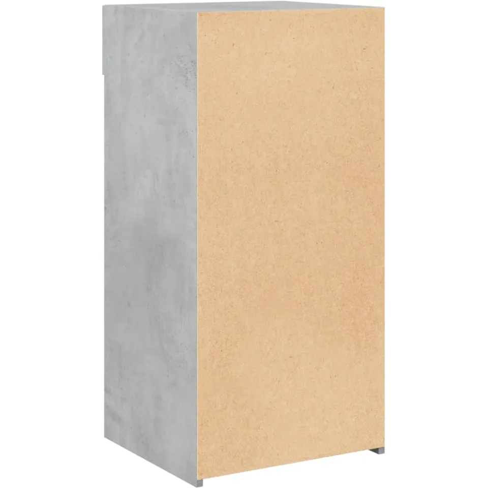 vidaXL Dressoir 45x42,5x93 cm bewerkt hout betongrijs grijs, foto 4