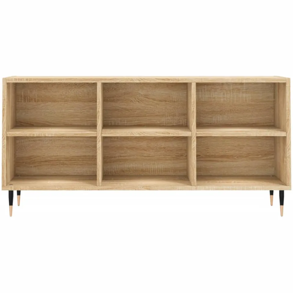 vidaXL Tv-meubel 103,5x30x50 cm bewerkt hout sonoma eikenkleurig