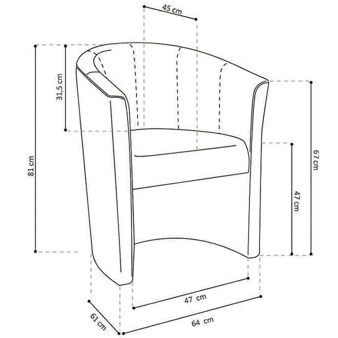 fauteuil Steven zwart, foto 3