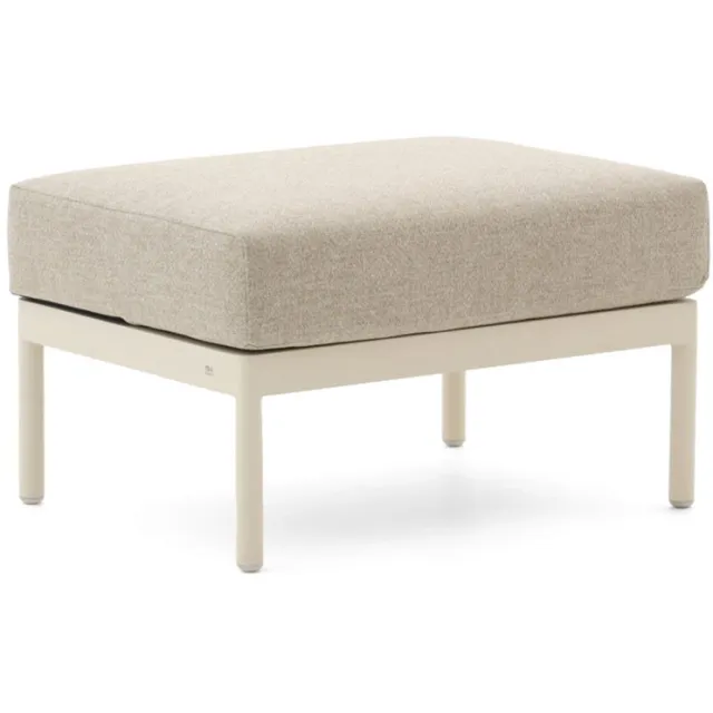 Apple Bee Condor lounge voetenbank 52x68x42cm Wit