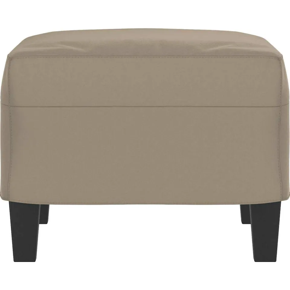 vidaXL Voetenbank 60x50x41 cm microvezelstof taupe, foto 3