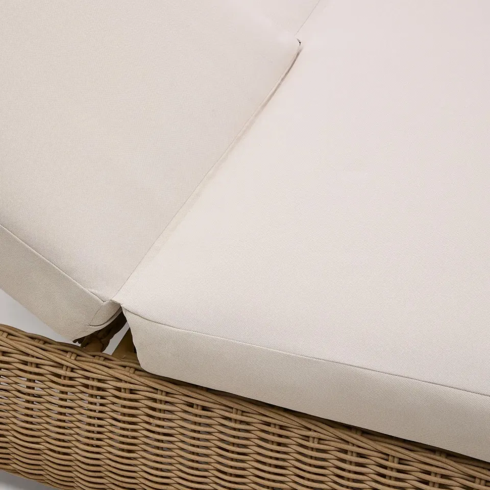 Kave Home Meria 2-persoons ligbed synthetisch rattan, foto 8