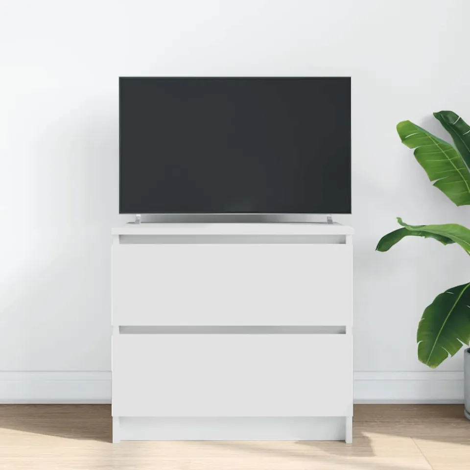 vidaXL Tv-meubel 60x35x54 cm bewerkt hout wit, foto 3