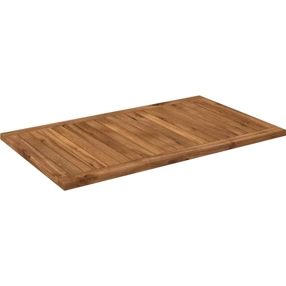 vidaXL Tafelblad LAREN 80,5 x 47 x 2 cm Rechthoekig Massief Acaciahout Bruin