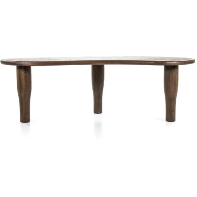 Meubelplaats Eettafel Jodi organisch mangohout 200x115cm - bruin | Eleonora