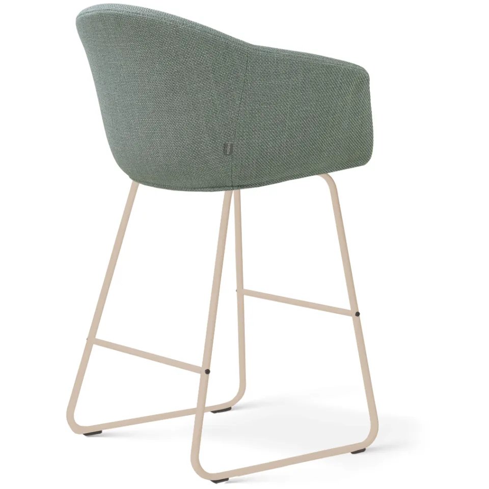 Nolon Nino-Otis barkruk saliegroen - beige onderstel - 65 cm, foto 3