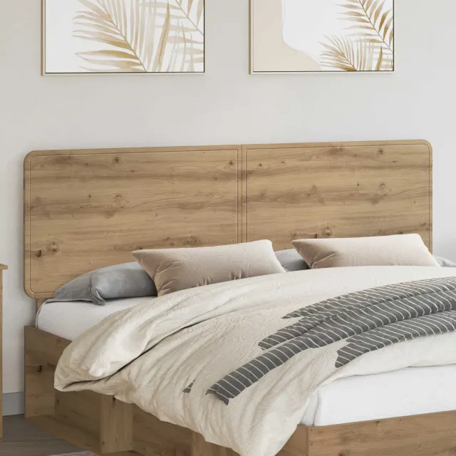 vidaXL Hoofdbord Artisan Eiken Bewerkt hout Bruin