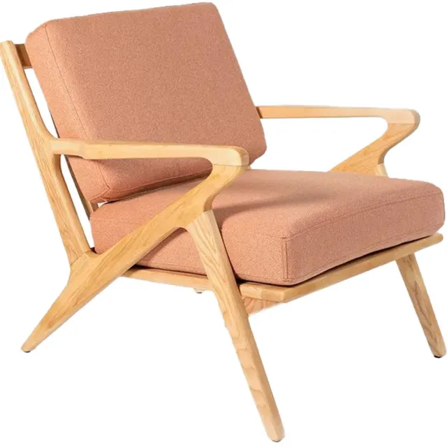 Sissy-Boy fauteuil Mid Century lichtroze
