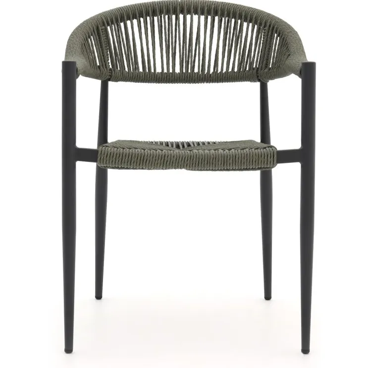 Manifesto Furniture Manifesto Belpasso/Canzo 120cm dining tuinset 5-delig inklapbaar stapelbaar groen, foto 4