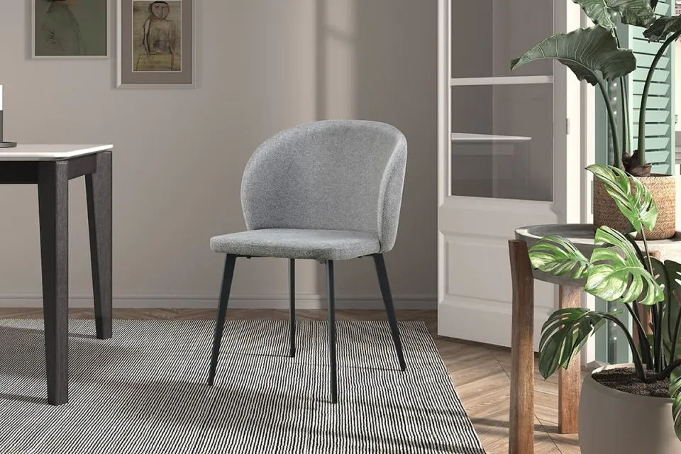 stoel Lena lichtgrijs grijs, foto 6