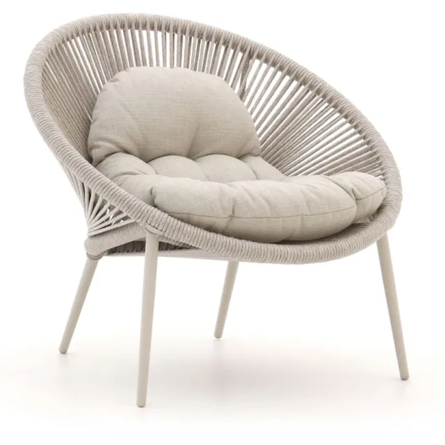 Suns Prato lounge tuinstoel Taupe