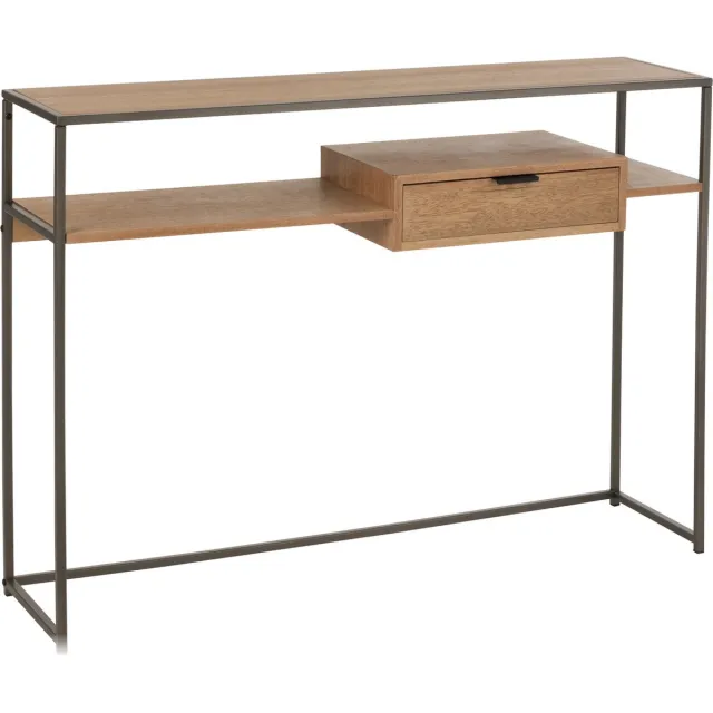 J-Line console 1 Lade - hout/metaal - naturel