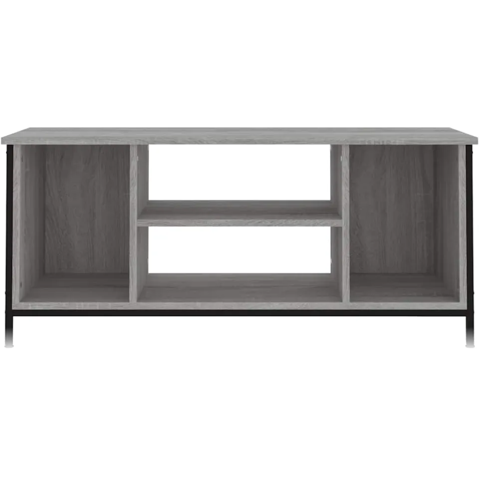 vidaXL Tv-meubel 102x35x45 cm bewerkt hout grijs sonoma eikenkleurig, foto 4