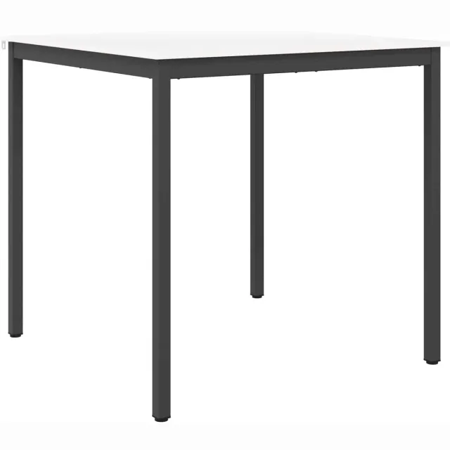 vidaXL Bartafel - Wit - 110 - x - 110 - x - 105 - cm - Massief - grenenhout
