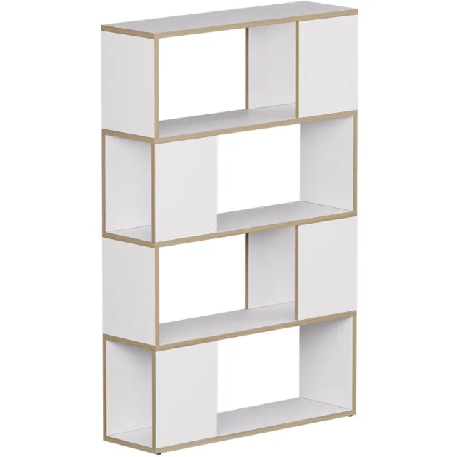 Vicco Eneos Ruimteverdeler – 80 x 124.5 cm Wit/eiken