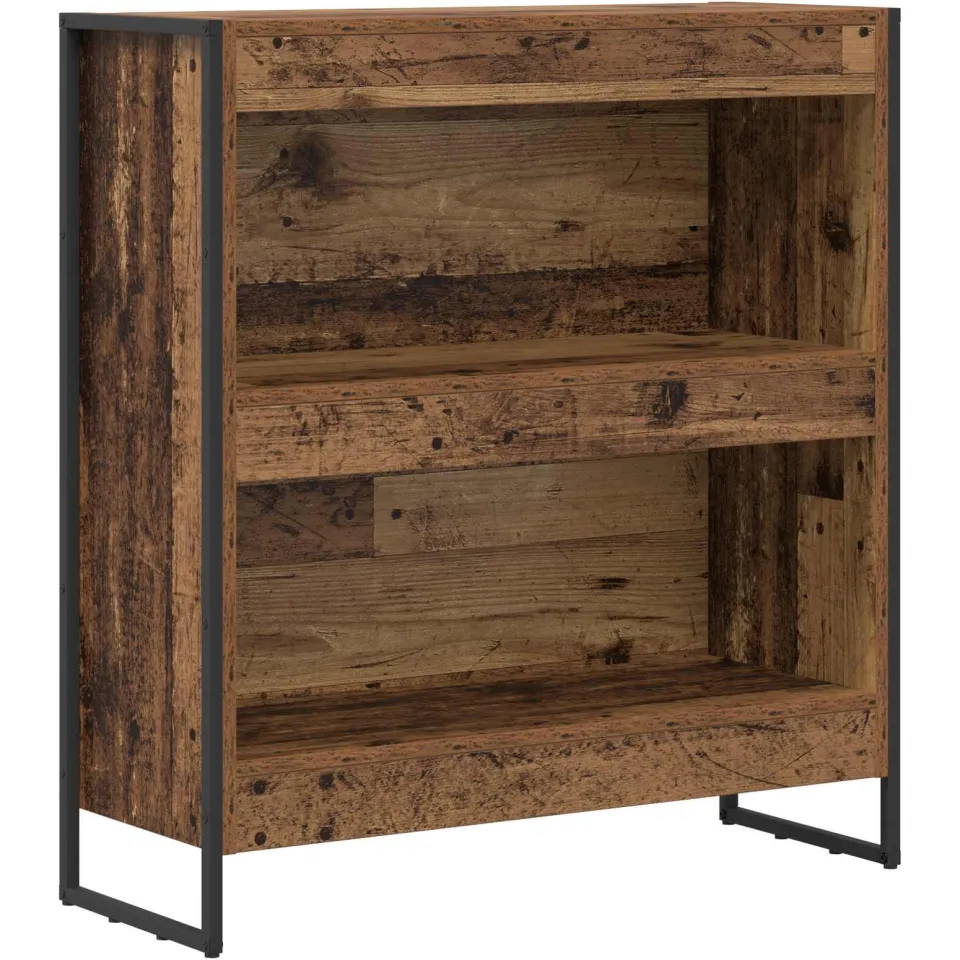 vidaXL Boekenkast 80 x 30 x 86,5 cm Bewerkt hout Oud Hout Bruin