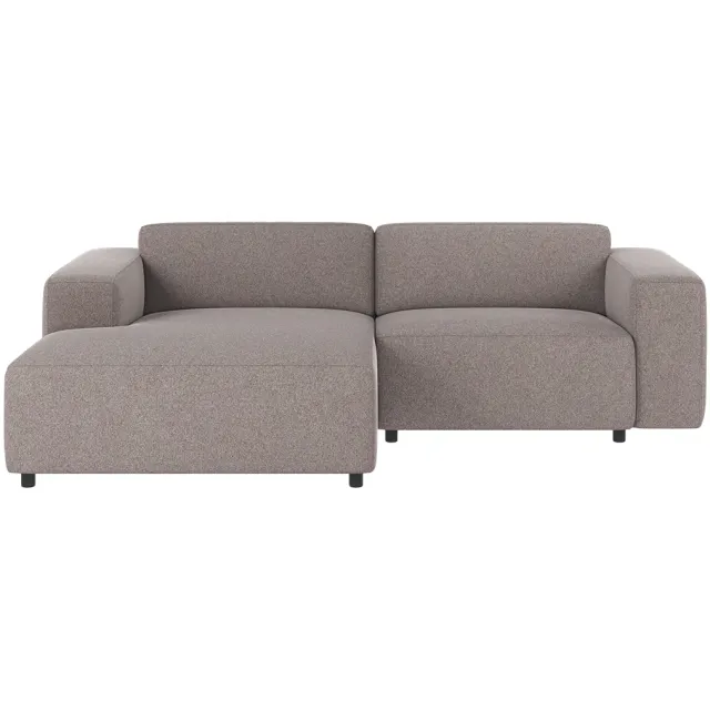 Rowico Home Willard gestoffeerde 3-zits hoekbank grijs - links - 234 cm