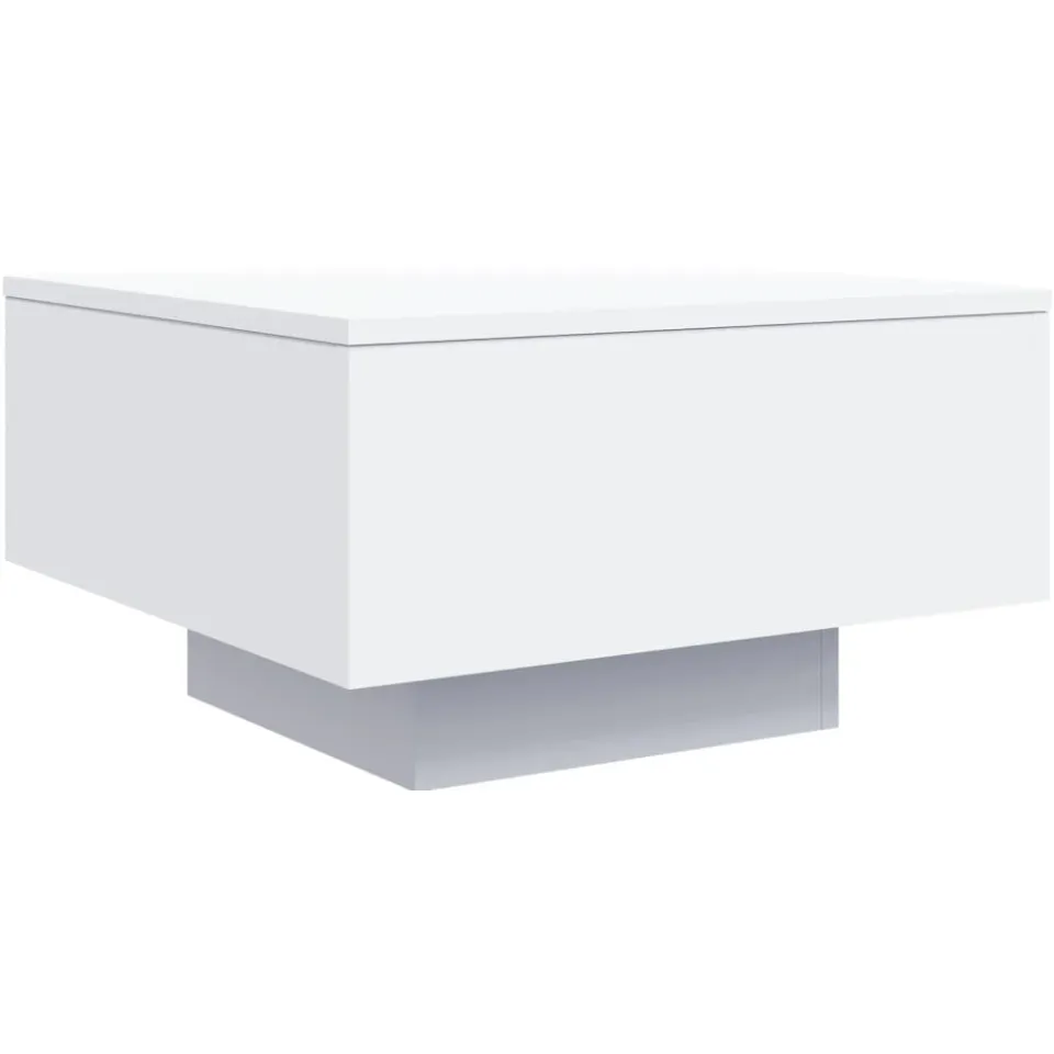 vidaXL Salontafel 55x55x31 cm bewerkt hout wit