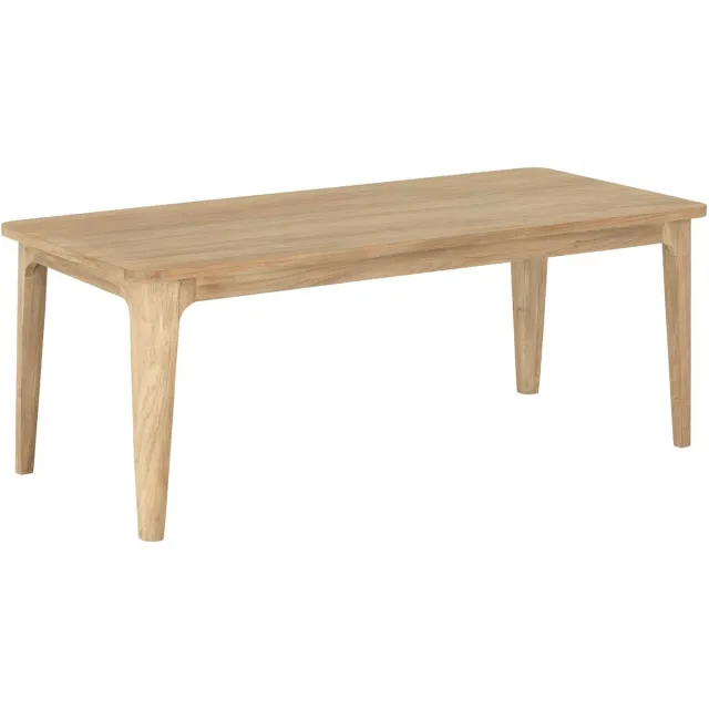 DTP Home Dining table Forte rectangular,76x175x90 cm, teakwood natural Naturel