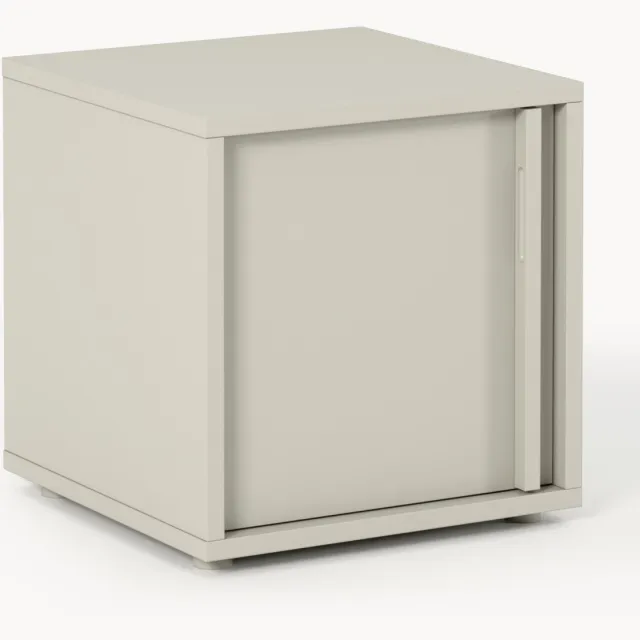 Westwing Collection Nachtkastje Ani Beige