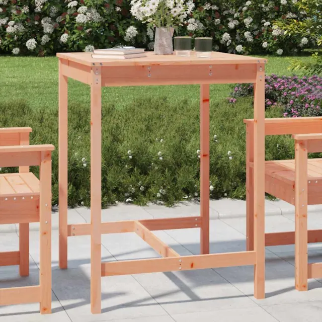 vidaXL Tuintafel 82,5x82,5x110 cm massief douglashout bruin