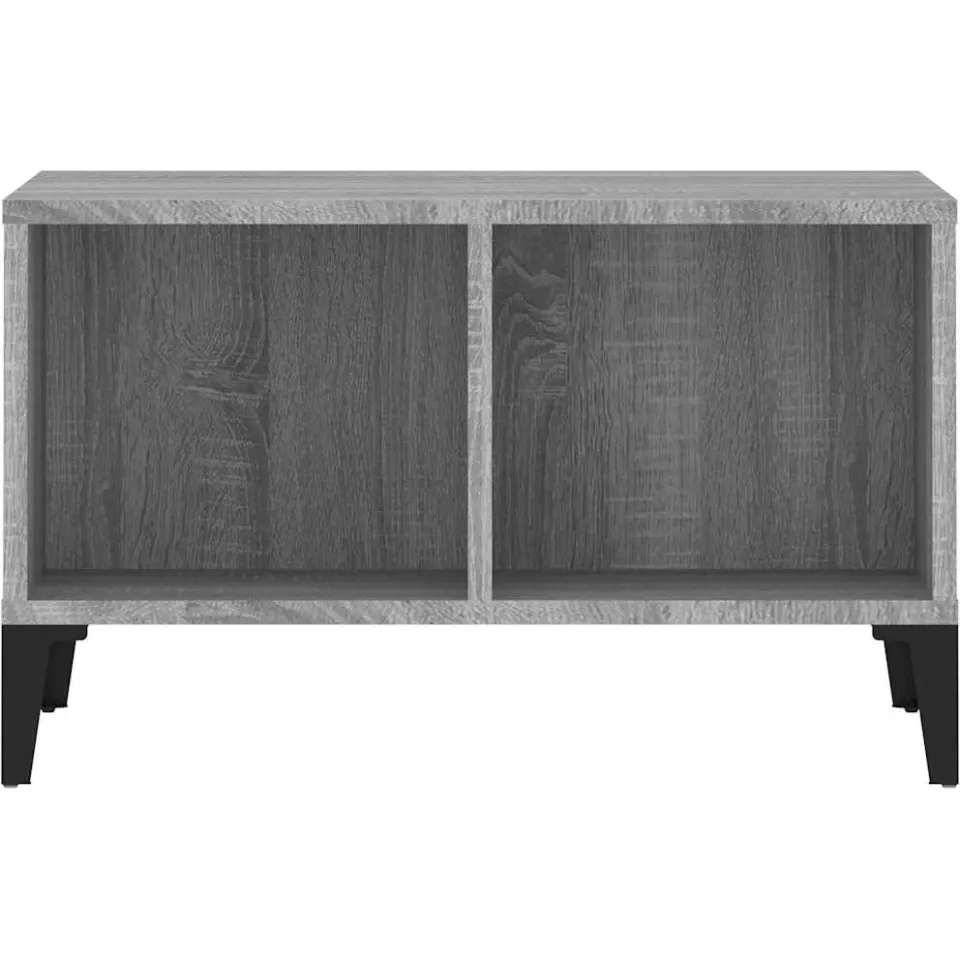 vidaXL Salontafel 60x50x36,5 cm bewerkt hout grijs, foto 4