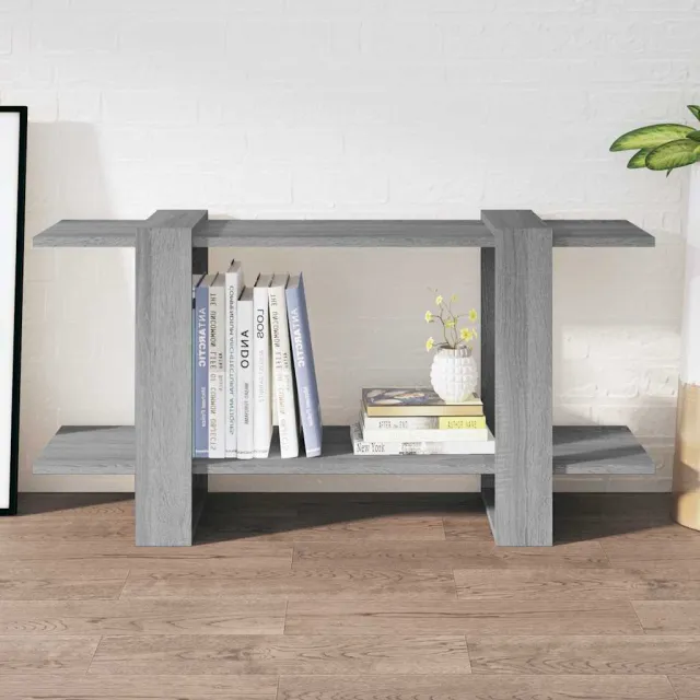 vidaXL Boekenkast 100x30x51 cm bewerkt hout grijs sonoma eiken, foto 2