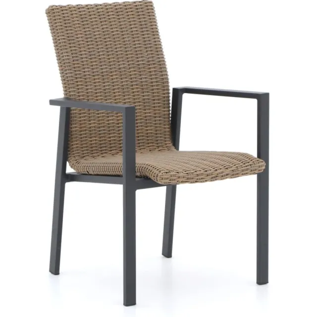 Manifesto Furniture Manifesto Villongo dining tuinstoel stapelbaar Taupe