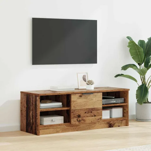 vidaXL TV-kast 102 x 35 x 36,5 cm Oud Hout Bewerkt hout Bruin