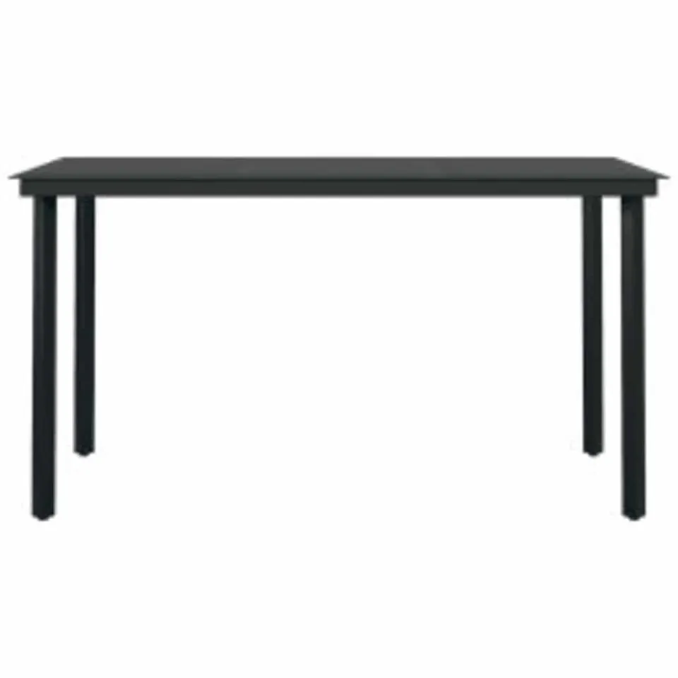 vidaXL 5-delige Tuinset met kussens poly rattan glas grijs, foto 3