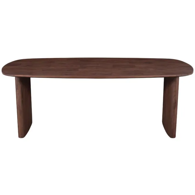 DÉJA Living Eettafel Fender - Walnoot - Deens Ovaal - 210 cm - Mangohout