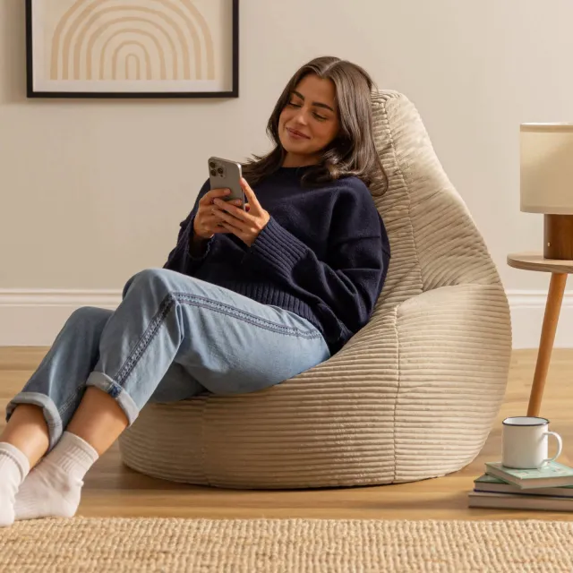 iCON Zitzak Fauteuil Dalton beige, foto 2