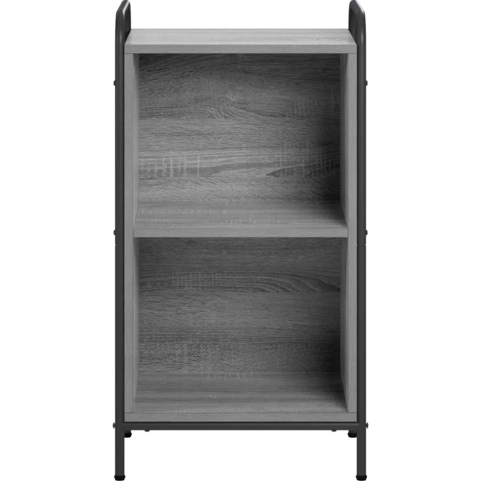 vidaXL Boekenkast 55,5 x 33 x 174 cm Bewerkt hout Grijs Sonoma