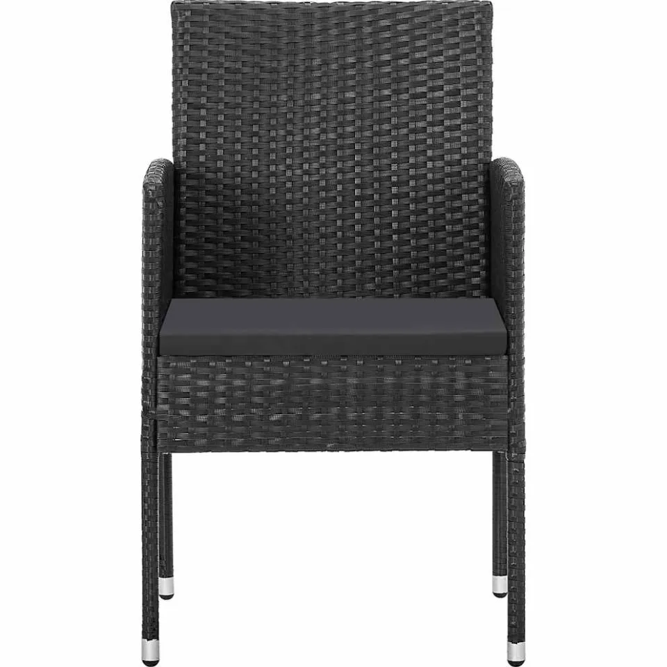 vidaXL 5-delige Tuinset zwart, foto 4