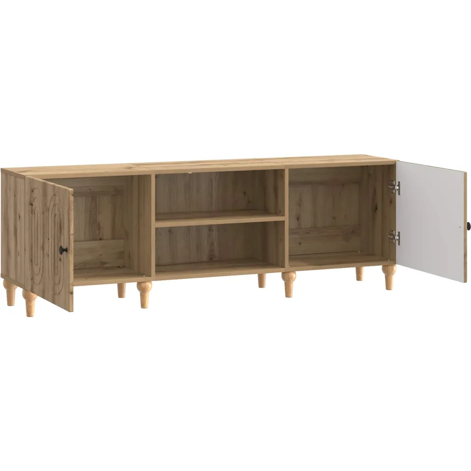 vidaXL TV-kast 150 x 31 x 50 cm Artisanaal eiken Bewerkt hout, foto 4