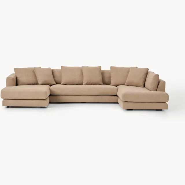 Westwing Collection XL bouclé bank Tribeca Beige